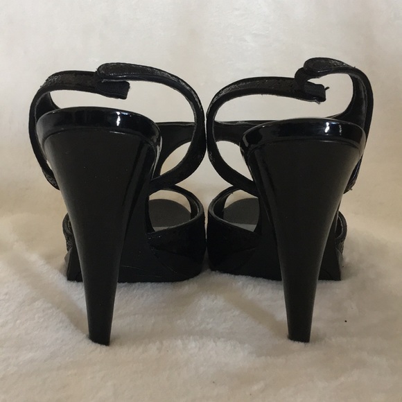 Black glitter heels - Picture 3 of 7